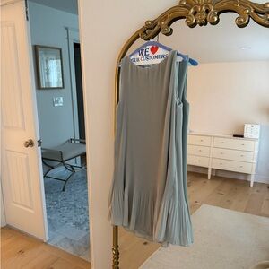 H&M Gray Pleated Blouse